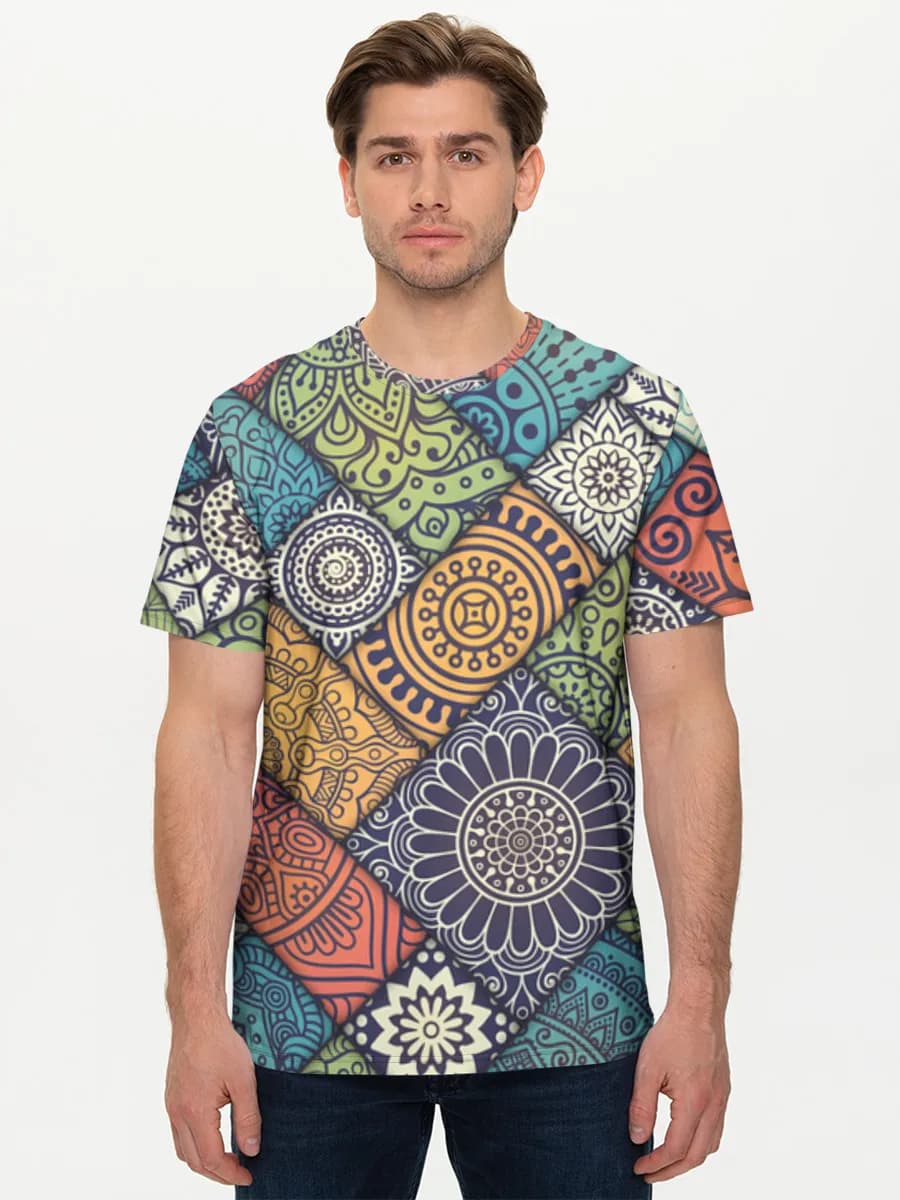 Men's basic cotton T-shirt