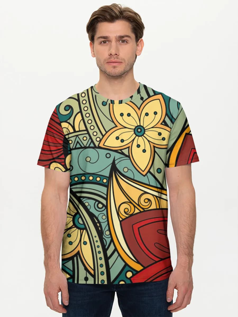 Men's basic cotton T-shirt