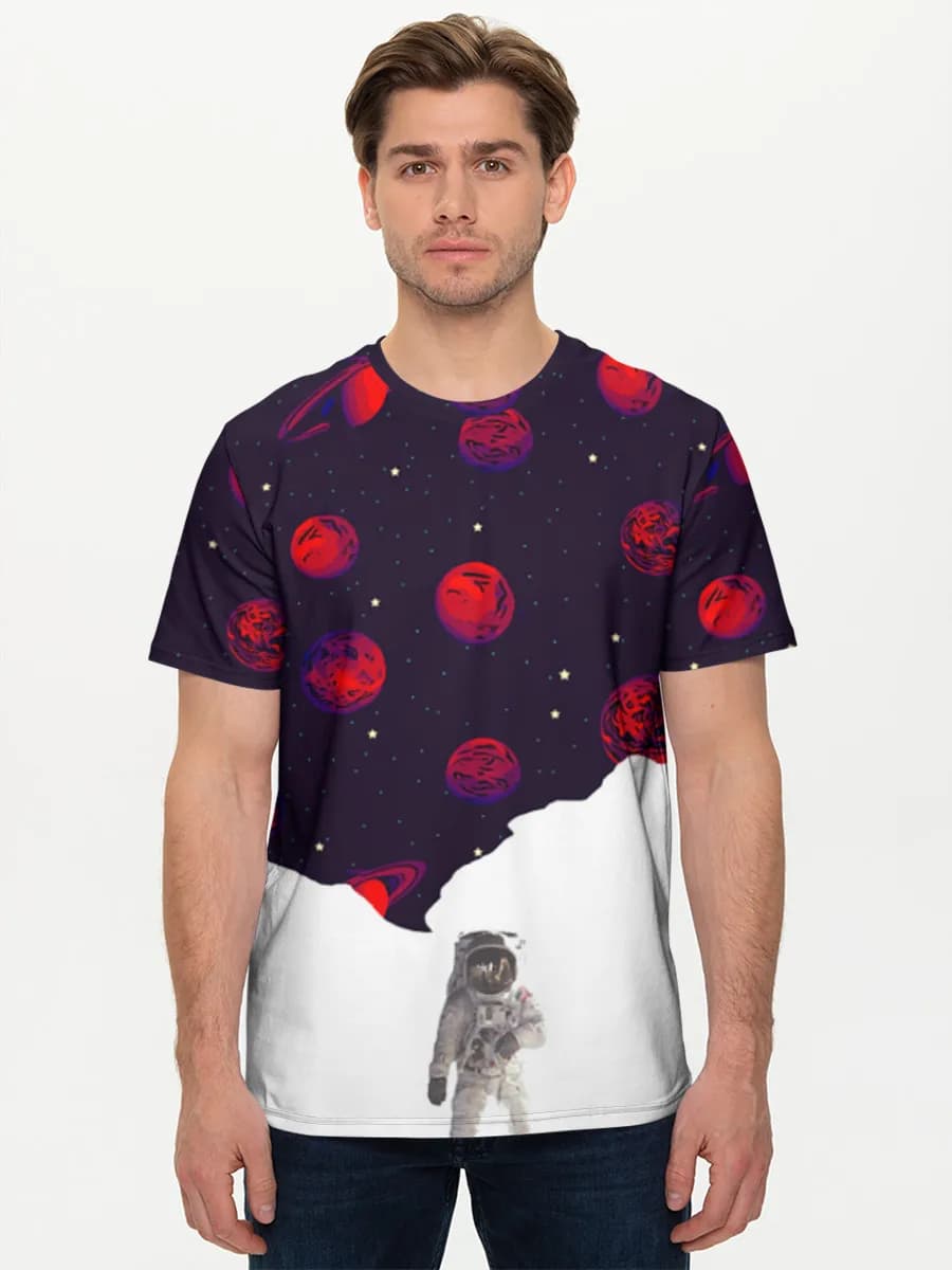 Men's basic cotton T-shirt