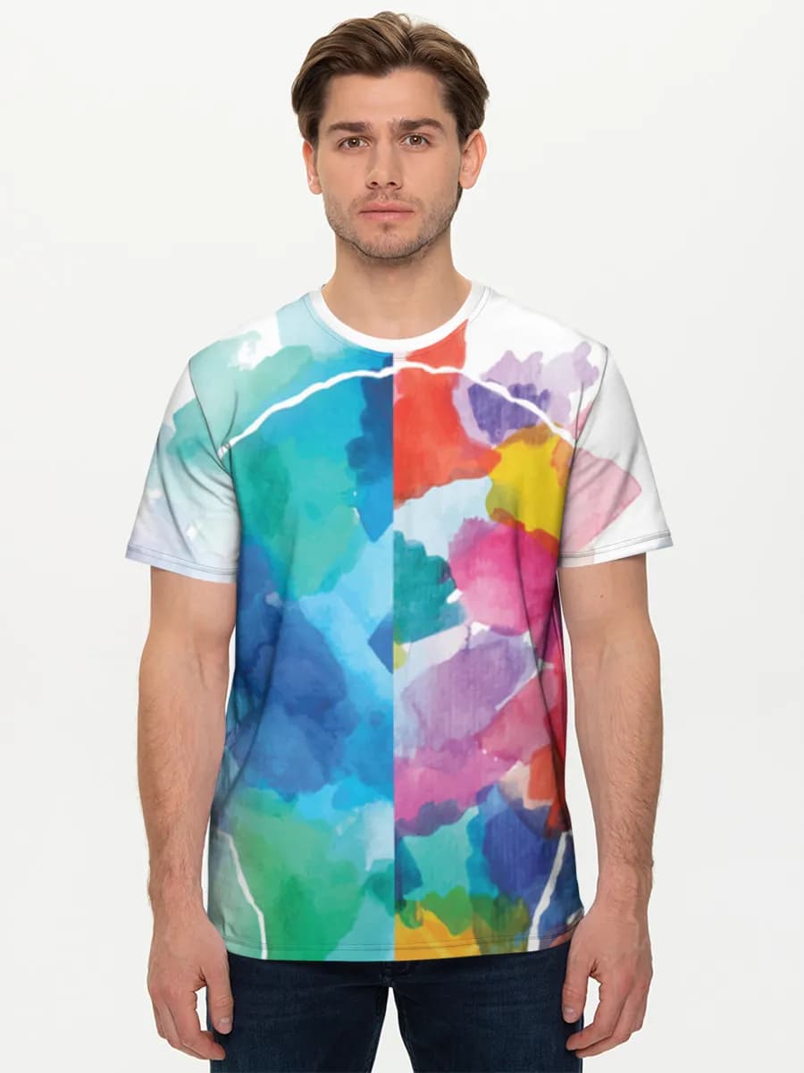Men's basic cotton T-shirt