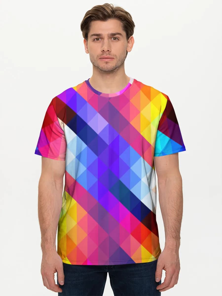 Rainbow Geometric Diamonds