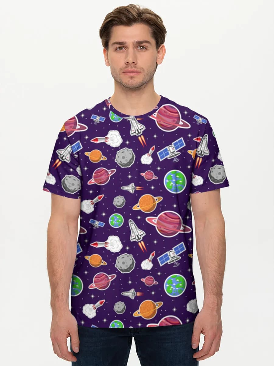 Men's basic cotton T-shirt