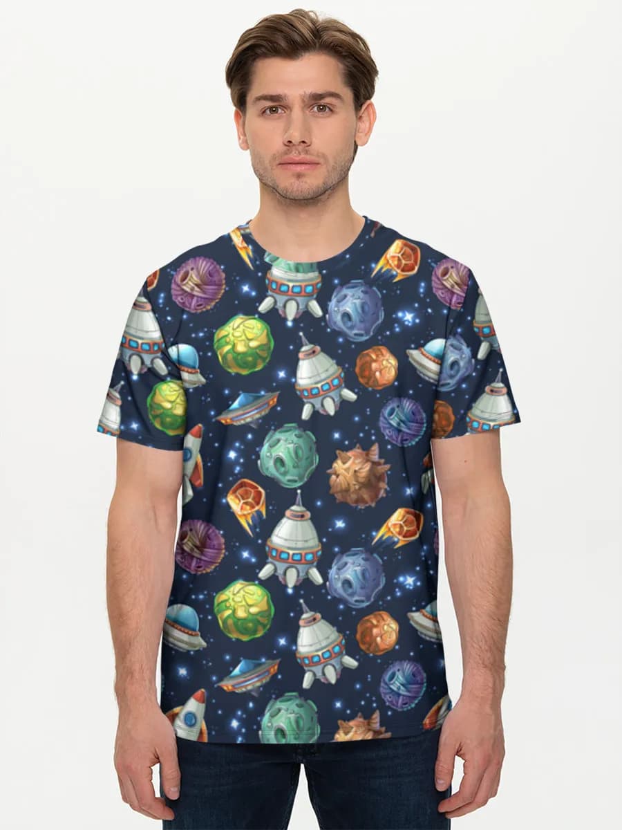 Men's basic cotton T-shirt