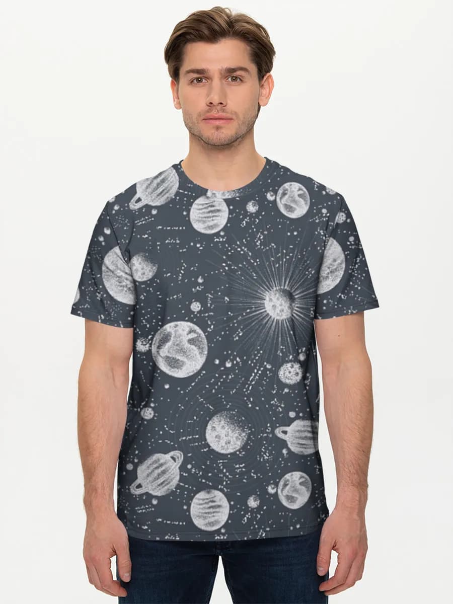 Men's basic cotton T-shirt