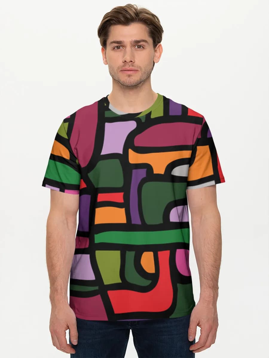 Men's basic cotton T-shirt