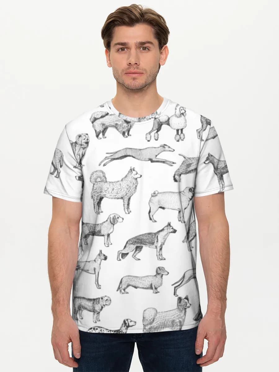 Men's basic cotton T-shirt