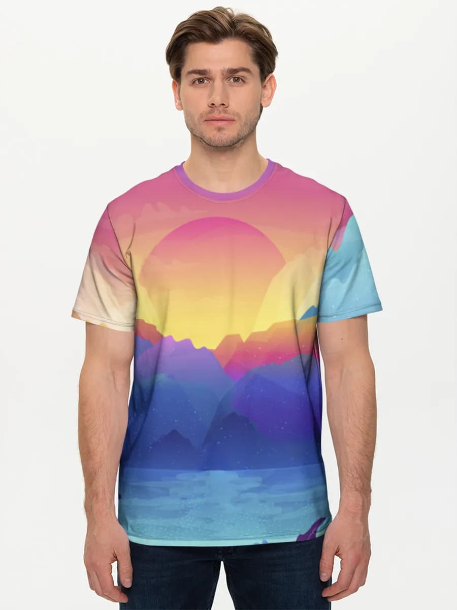 Men's basic cotton T-shirt