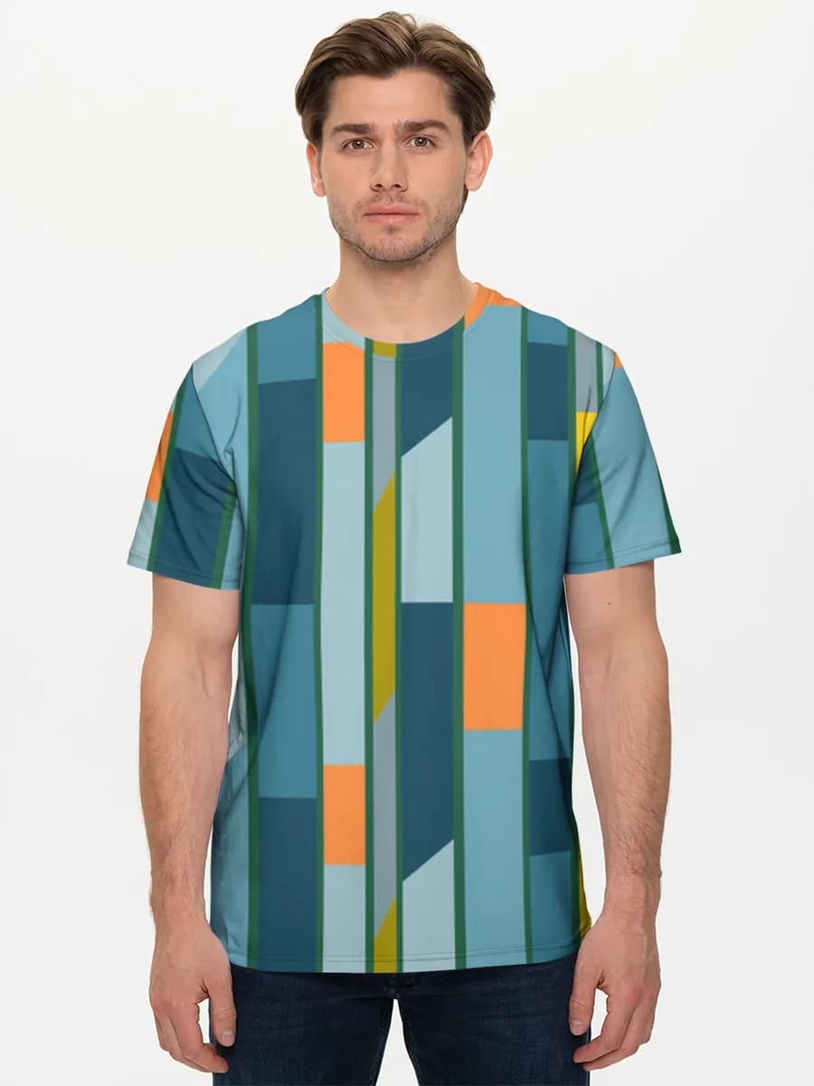 Men's basic cotton T-shirt