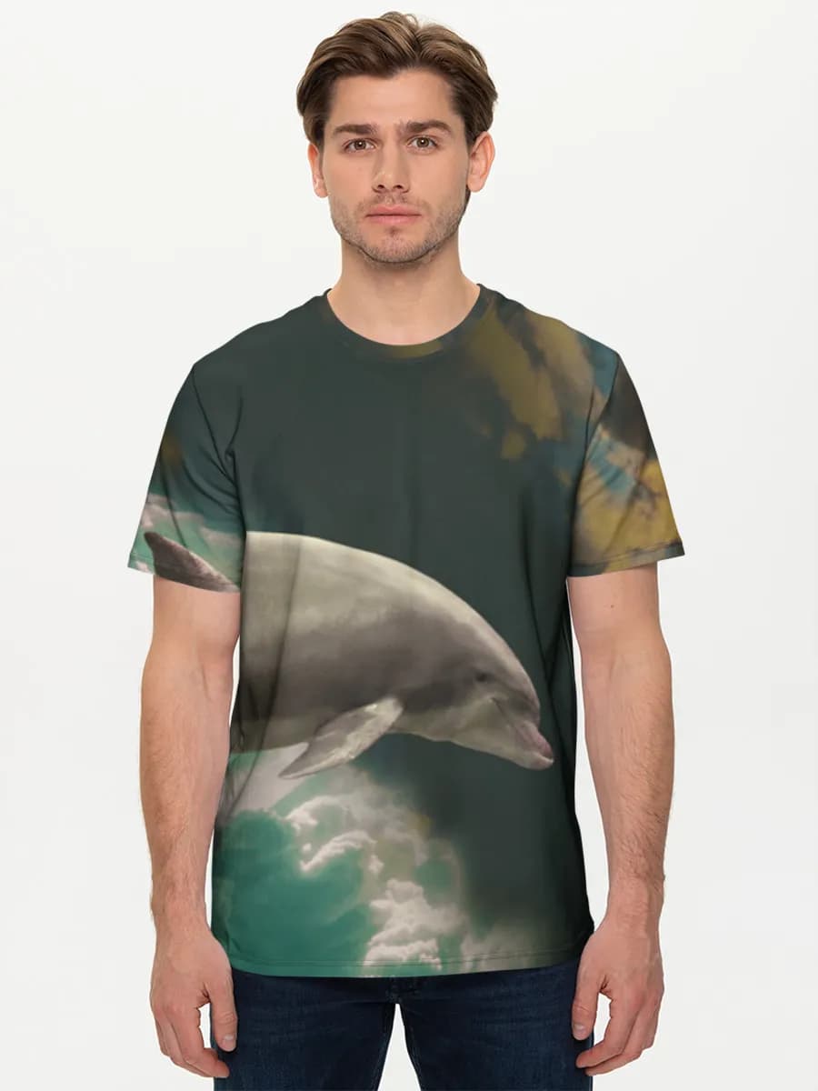 Men's basic cotton T-shirt