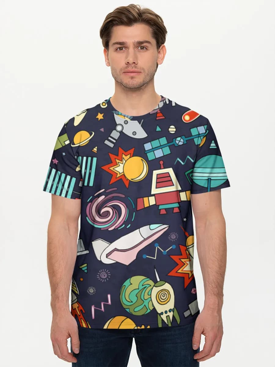 Men's basic cotton T-shirt