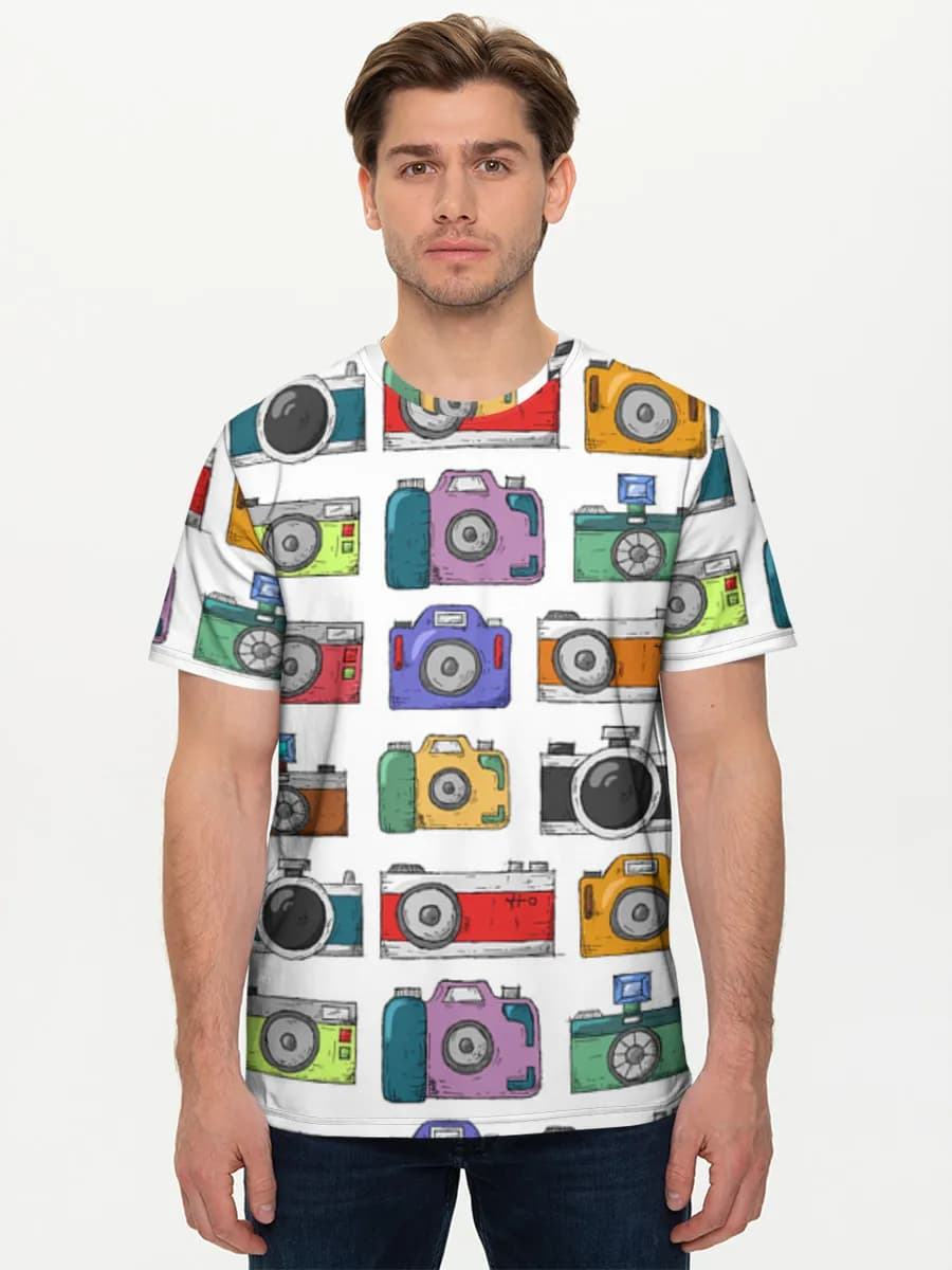 Men's basic cotton T-shirt