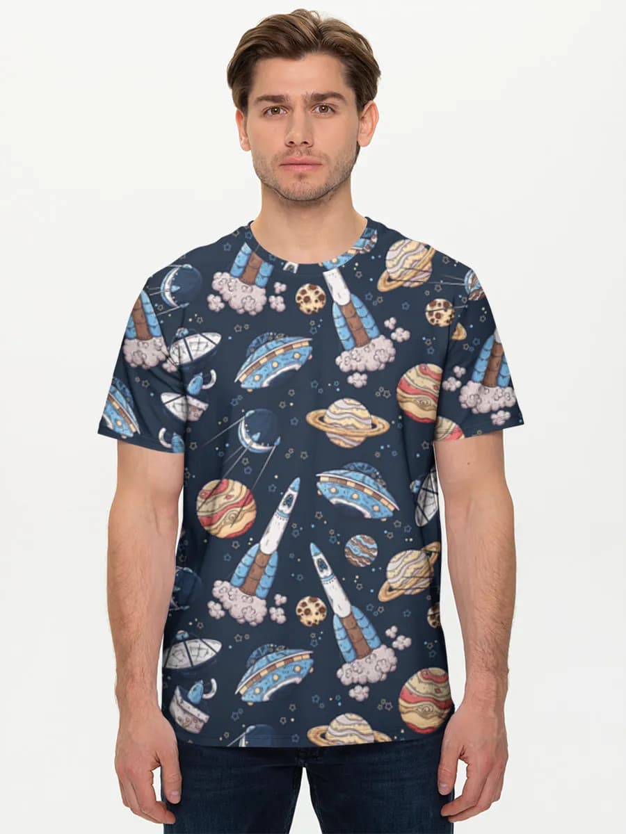 Men's basic cotton T-shirt