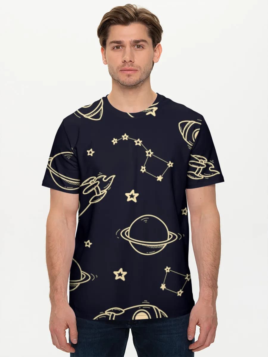 Men's basic cotton T-shirt