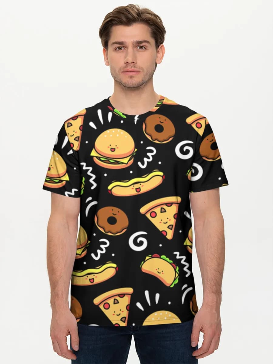 Men's basic cotton T-shirt