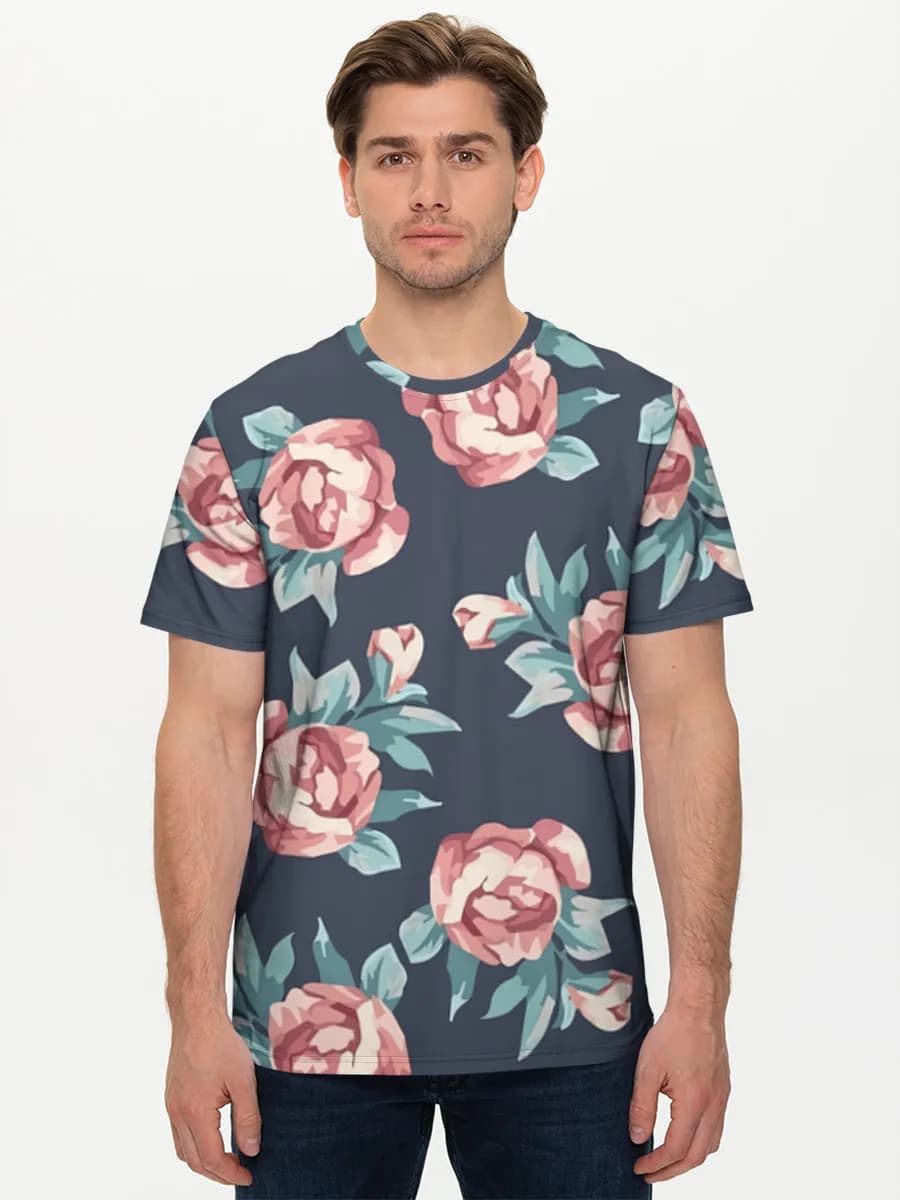 Men's basic cotton T-shirt