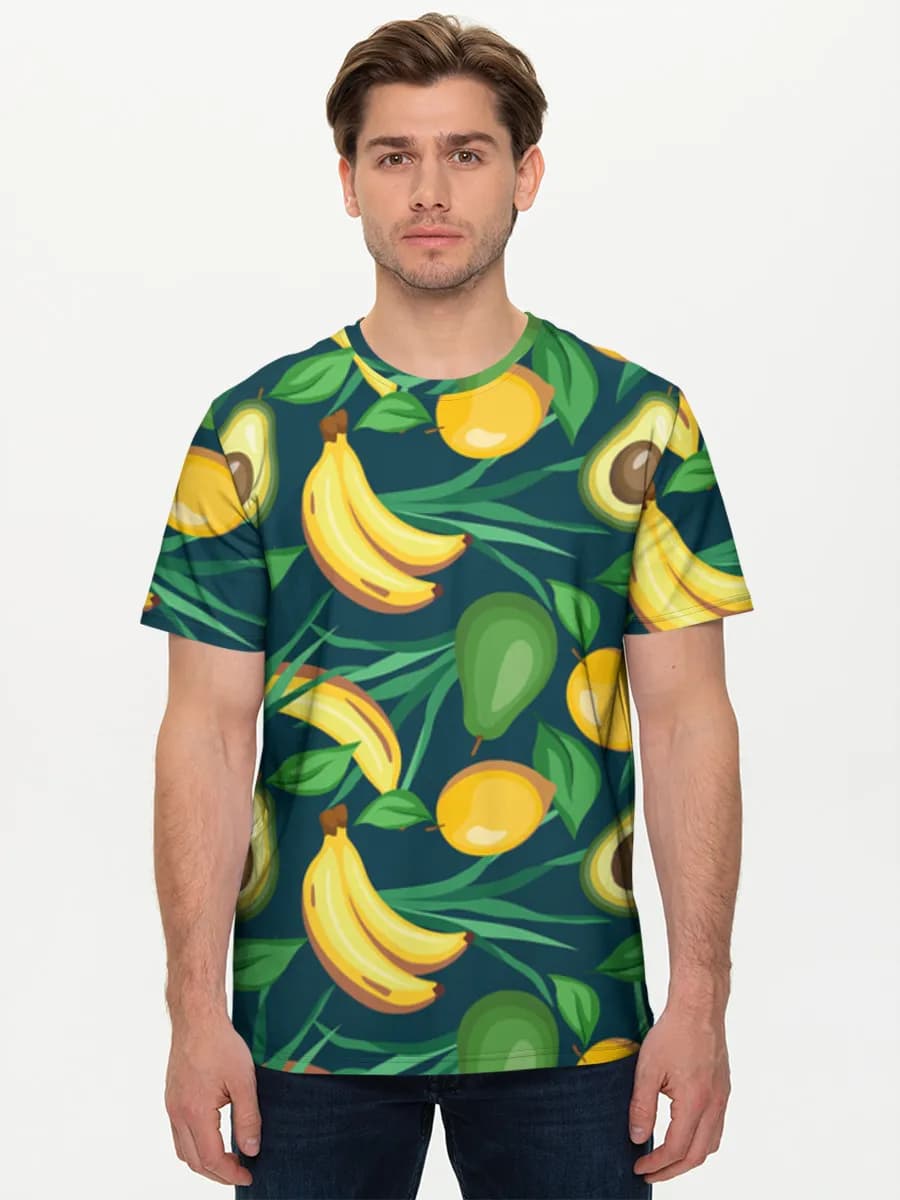 Men's basic cotton T-shirt