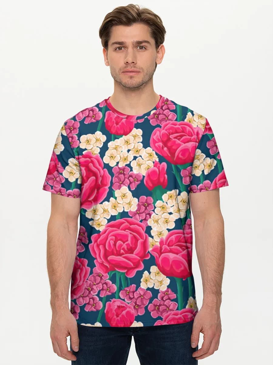 Men's basic cotton T-shirt