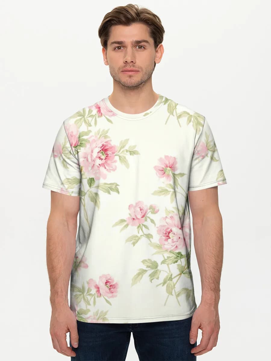 Men's basic cotton T-shirt
