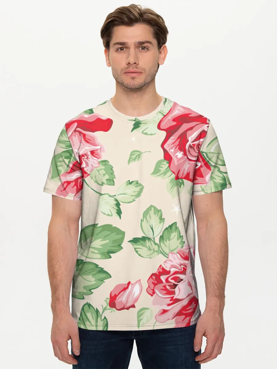 Men's basic cotton T-shirt