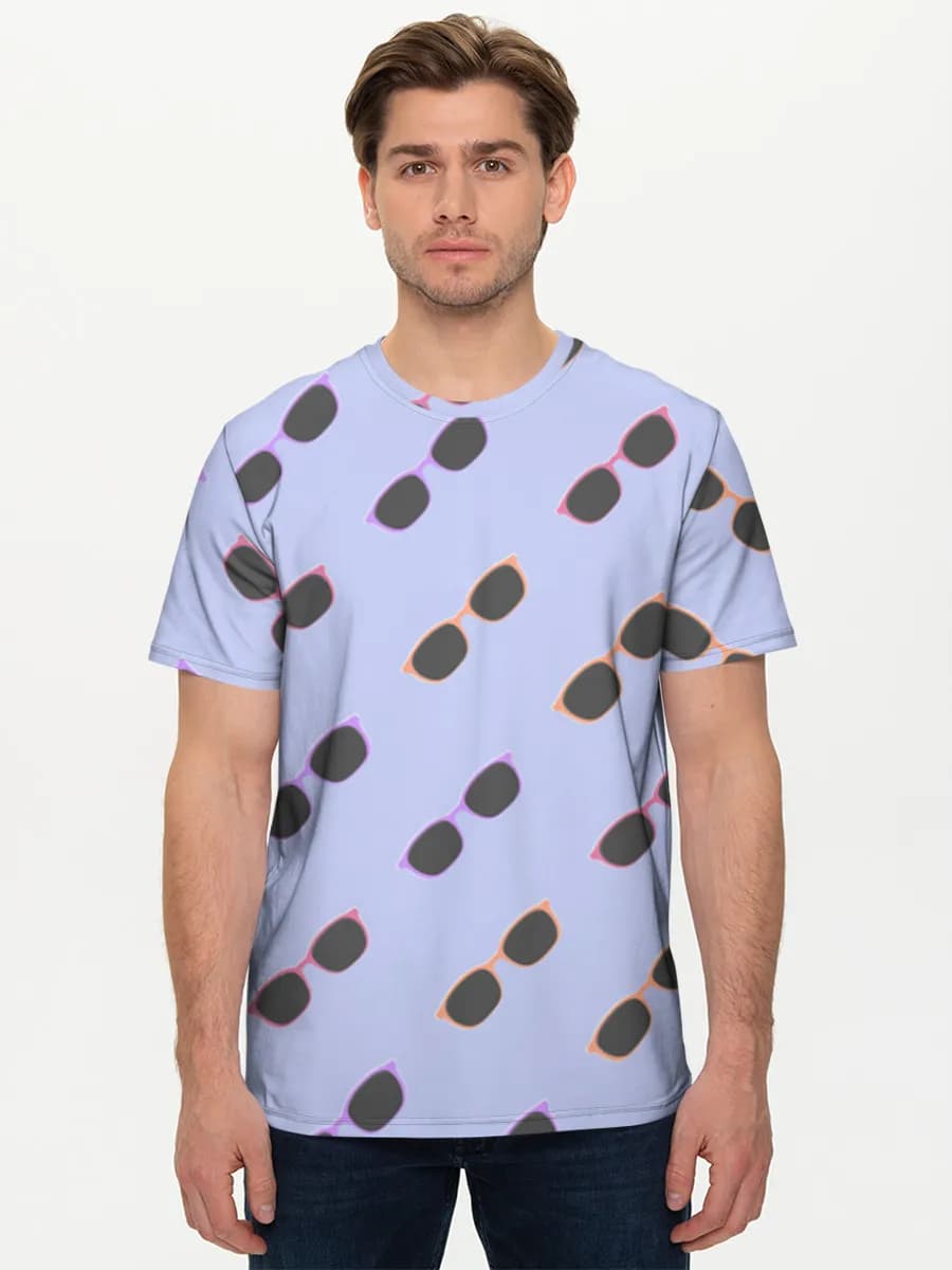 Men's basic cotton T-shirt
