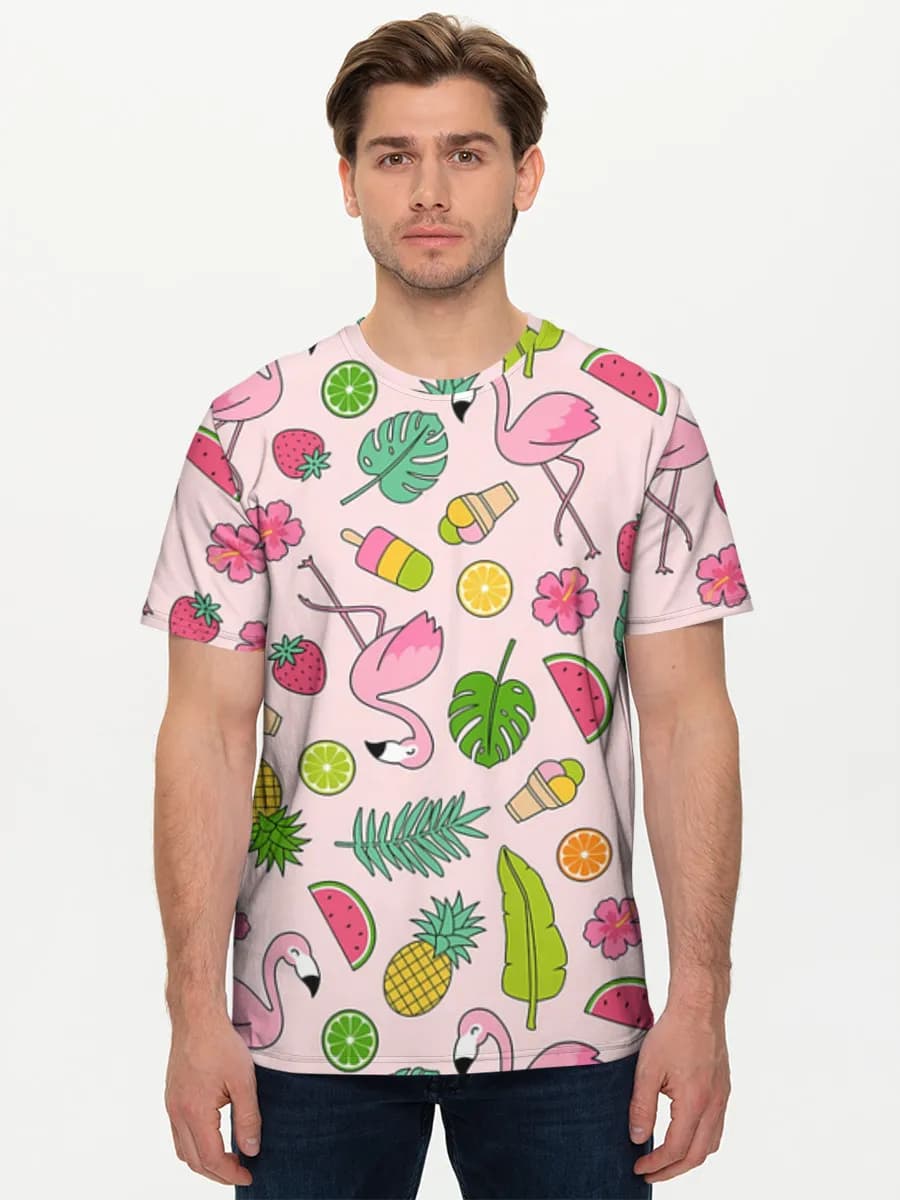 Men's basic cotton T-shirt