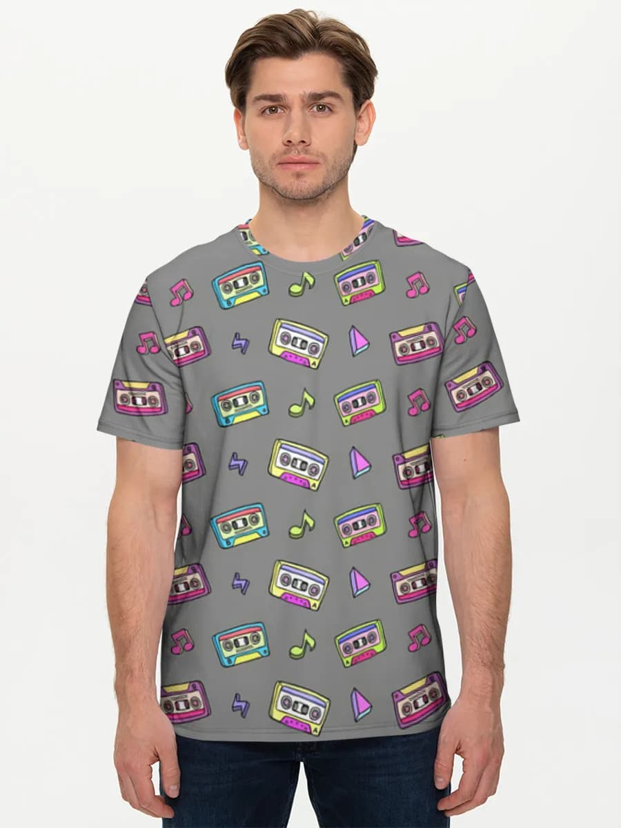 Men's basic cotton T-shirt