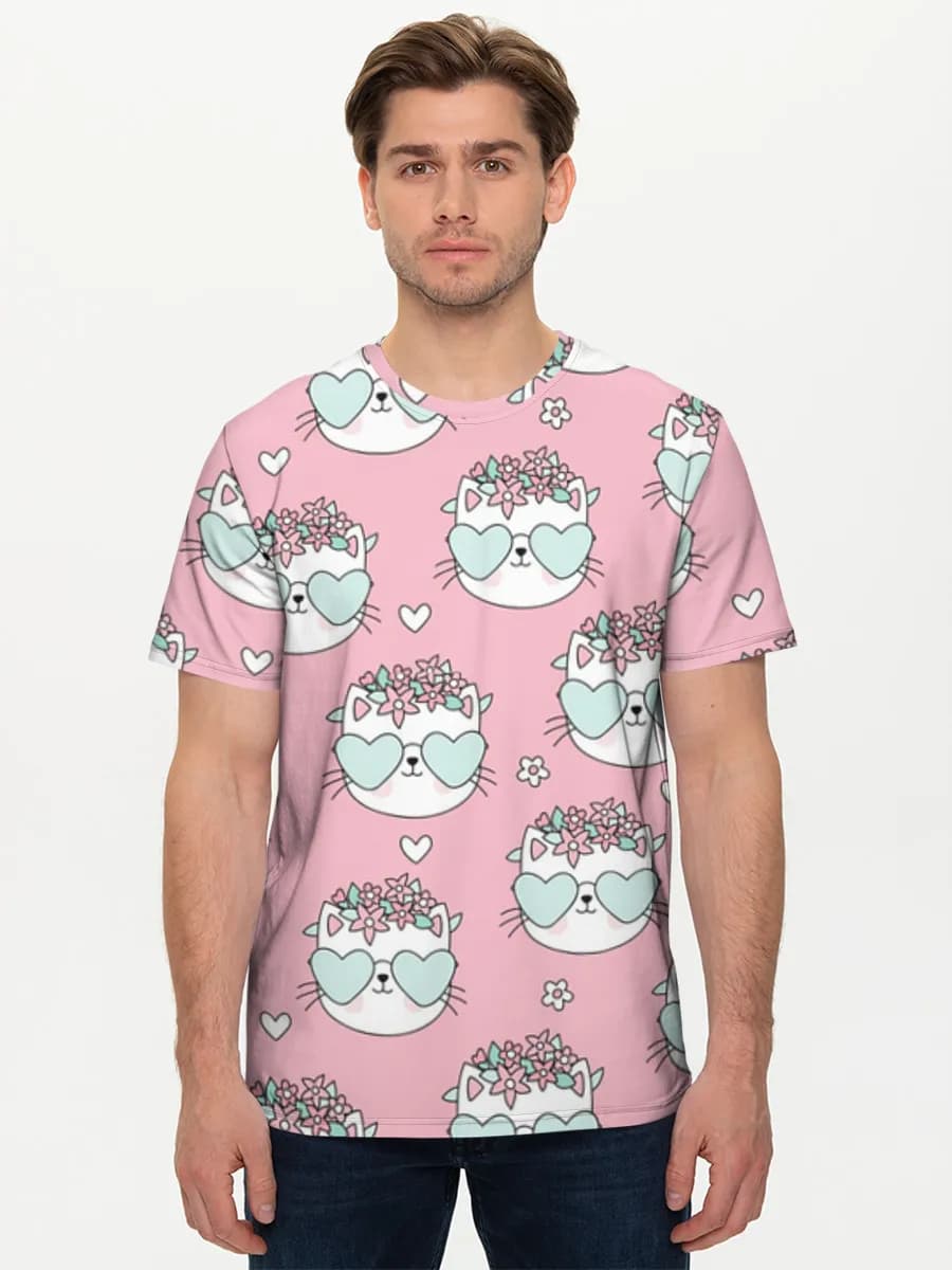 Men's basic cotton T-shirt