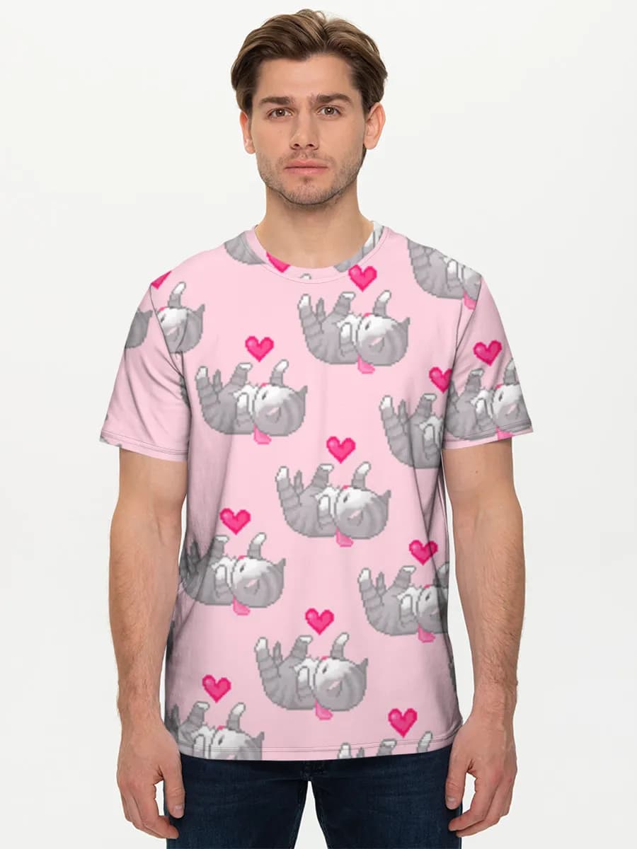 Men's basic cotton T-shirt