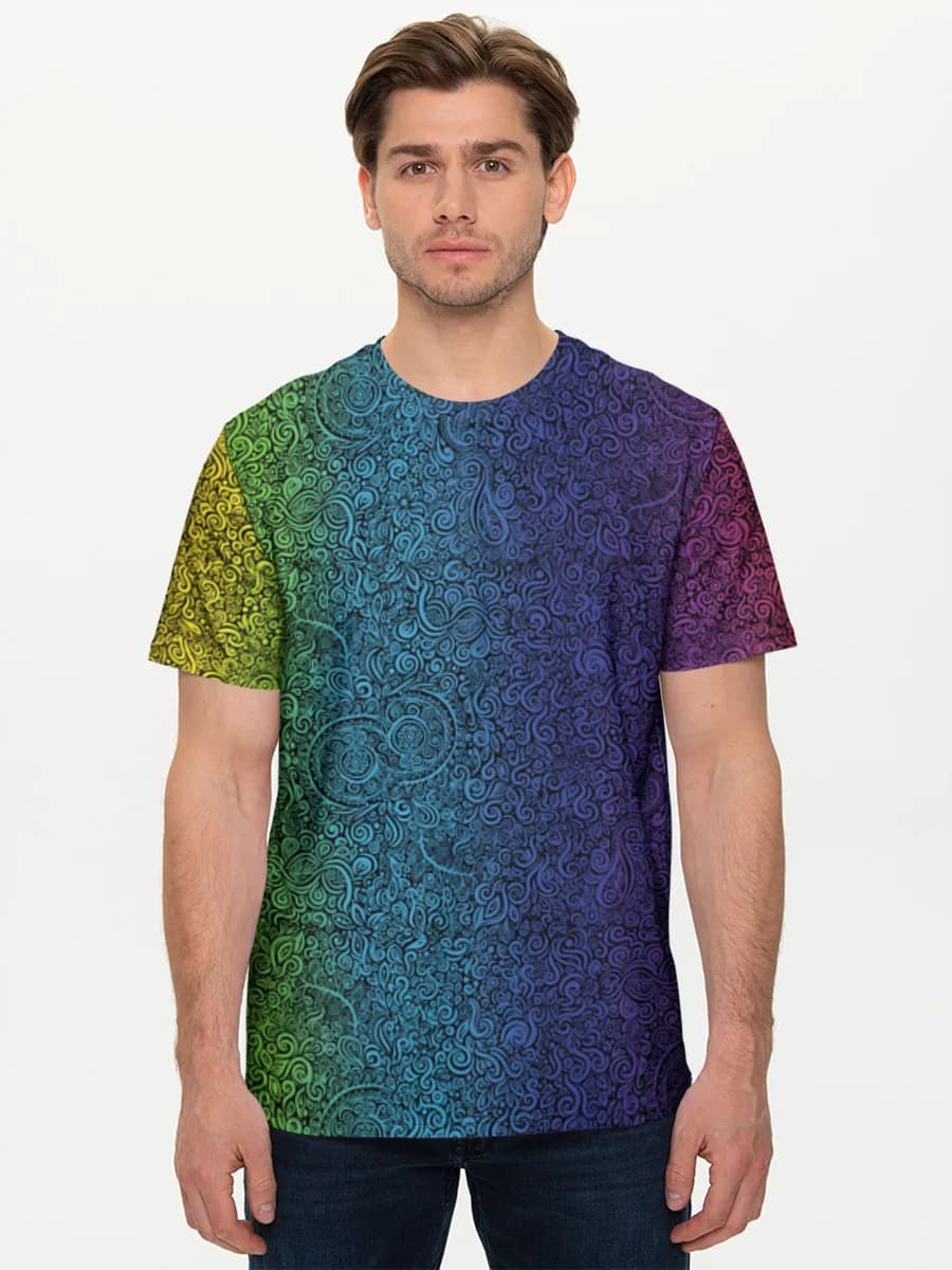 Men's basic cotton T-shirt