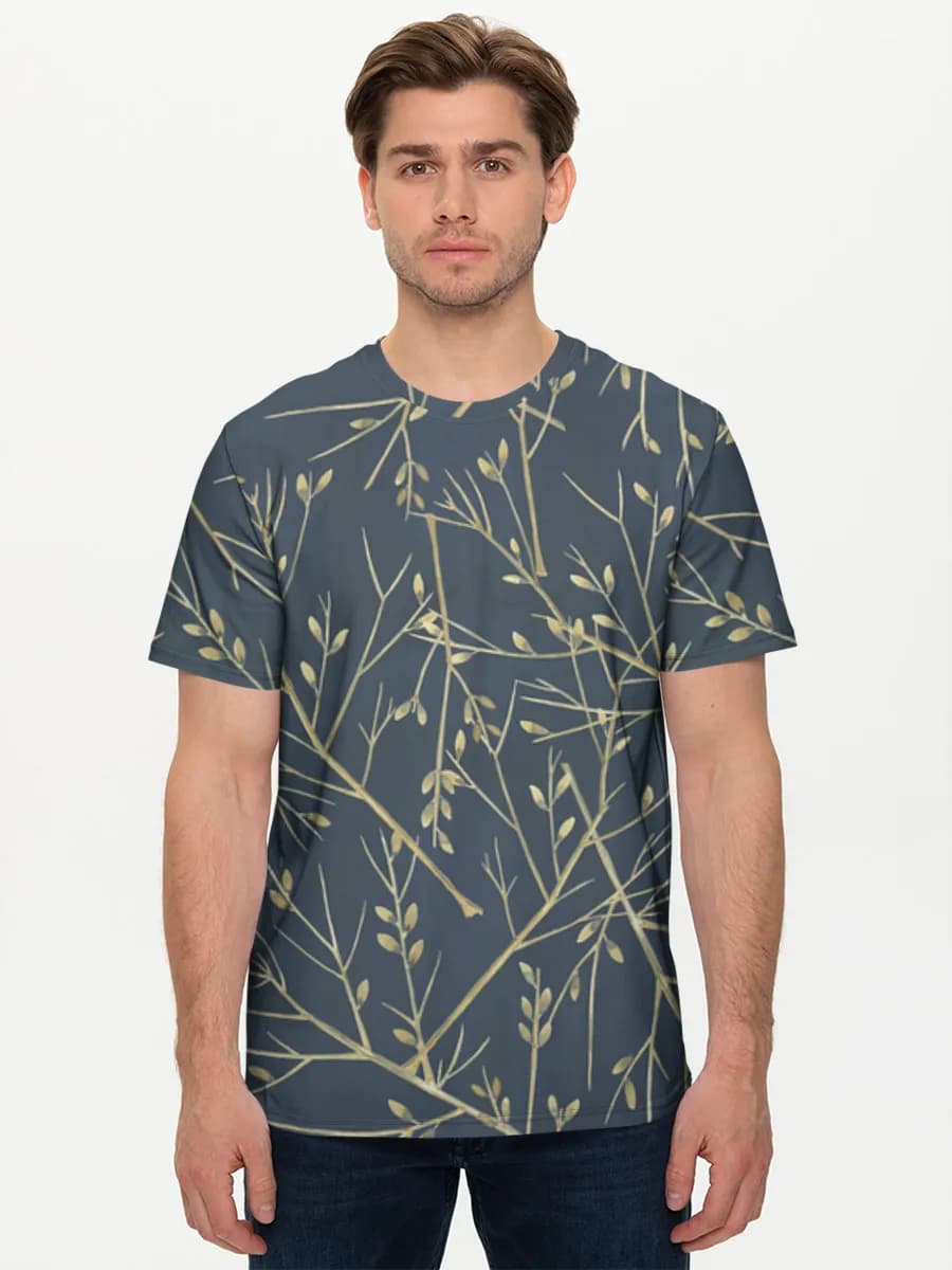 Men's basic cotton T-shirt