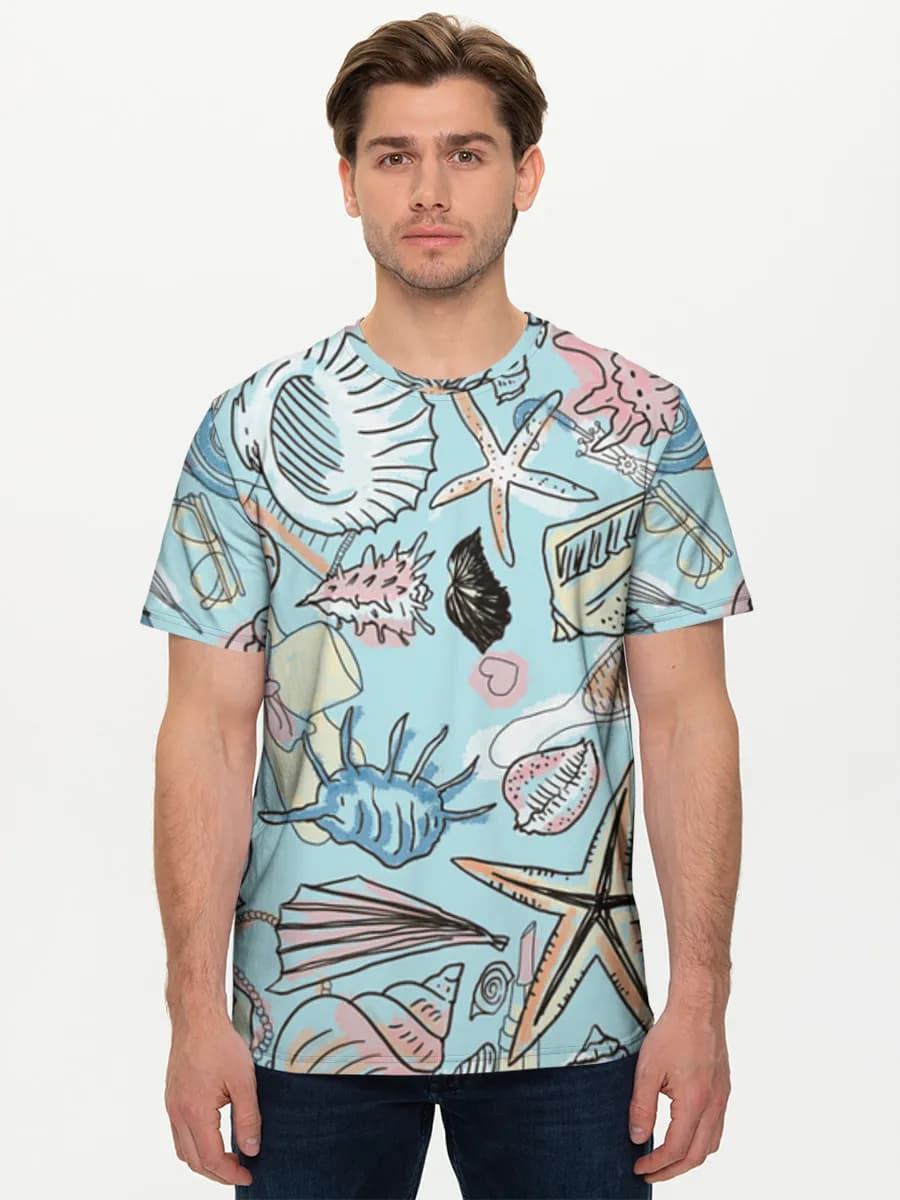 Men's basic cotton T-shirt
