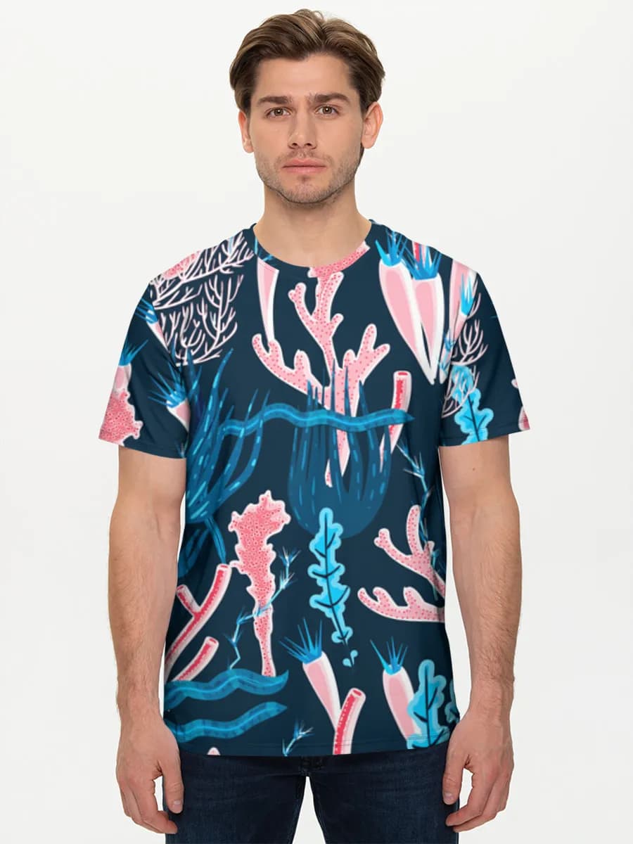 Men's basic cotton T-shirt