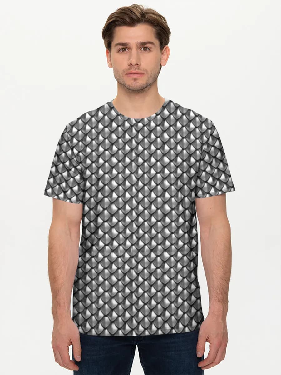 Men's basic cotton T-shirt