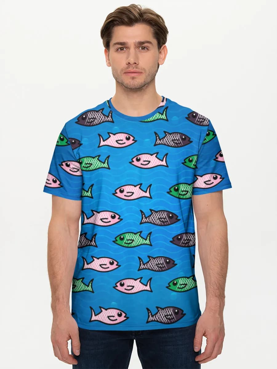 Men's basic cotton T-shirt