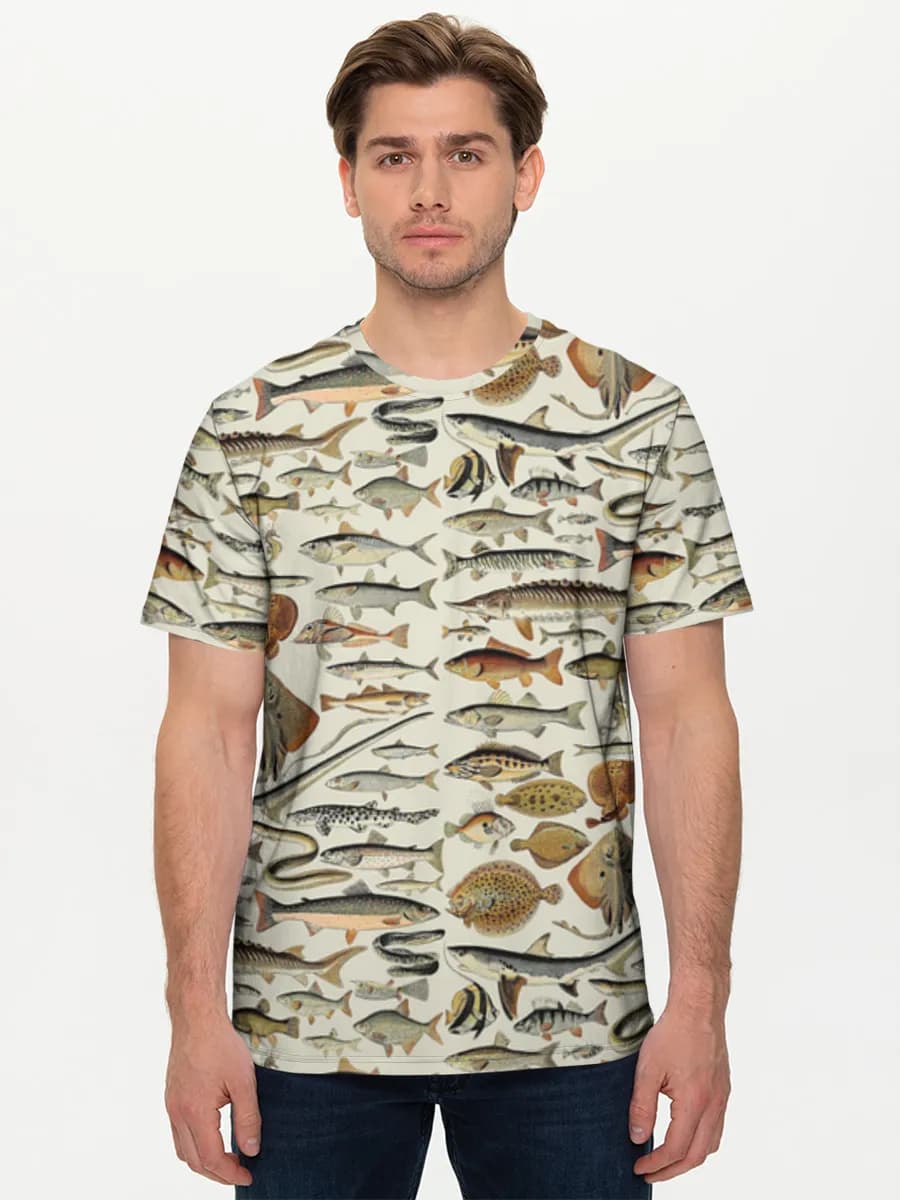 Men's basic cotton T-shirt