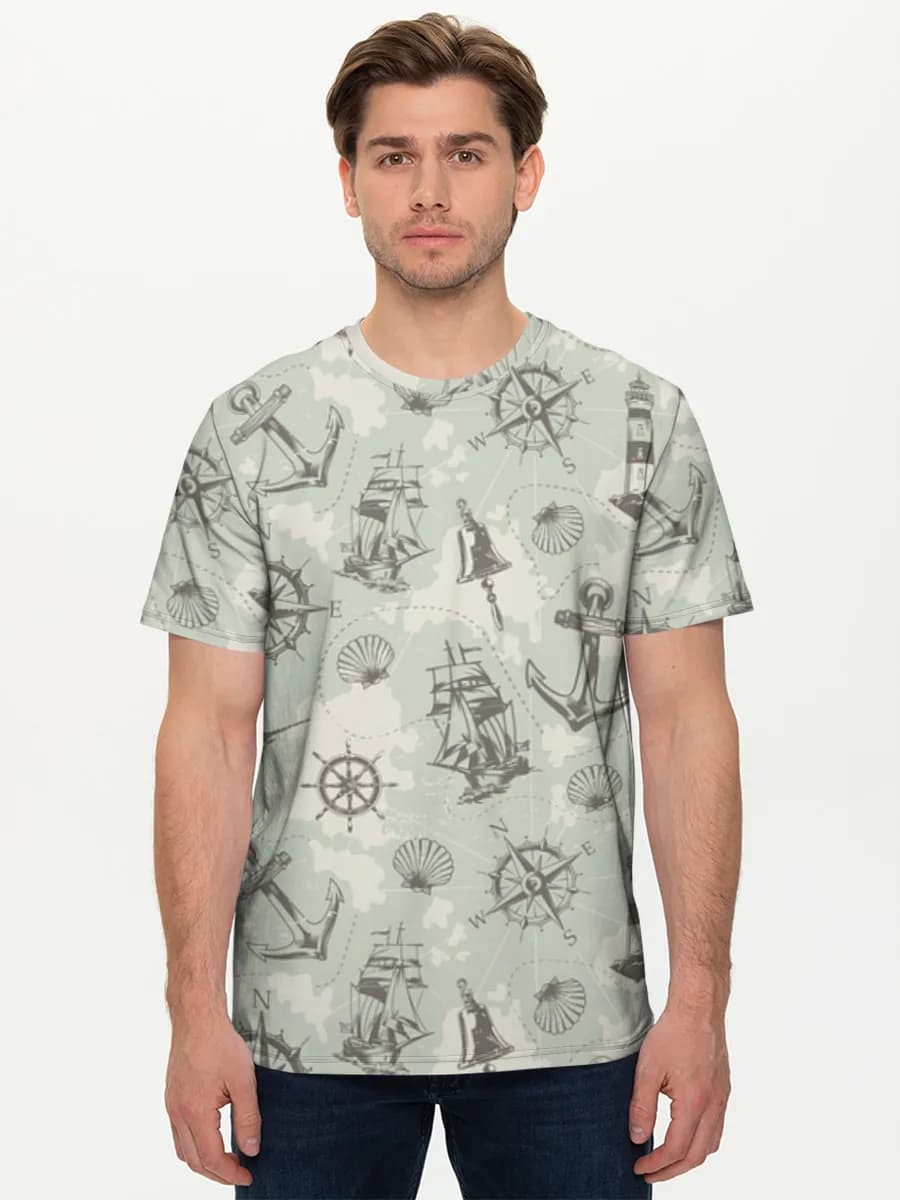 Men's basic cotton T-shirt
