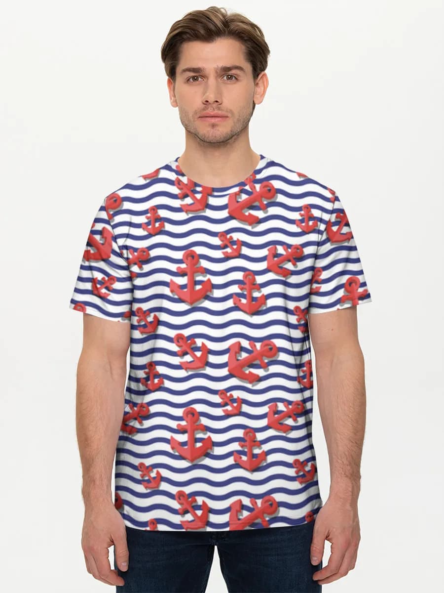 Men's basic cotton T-shirt