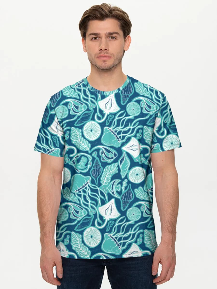 Men's basic cotton T-shirt