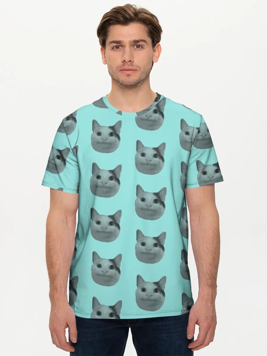 Men's basic cotton T-shirt