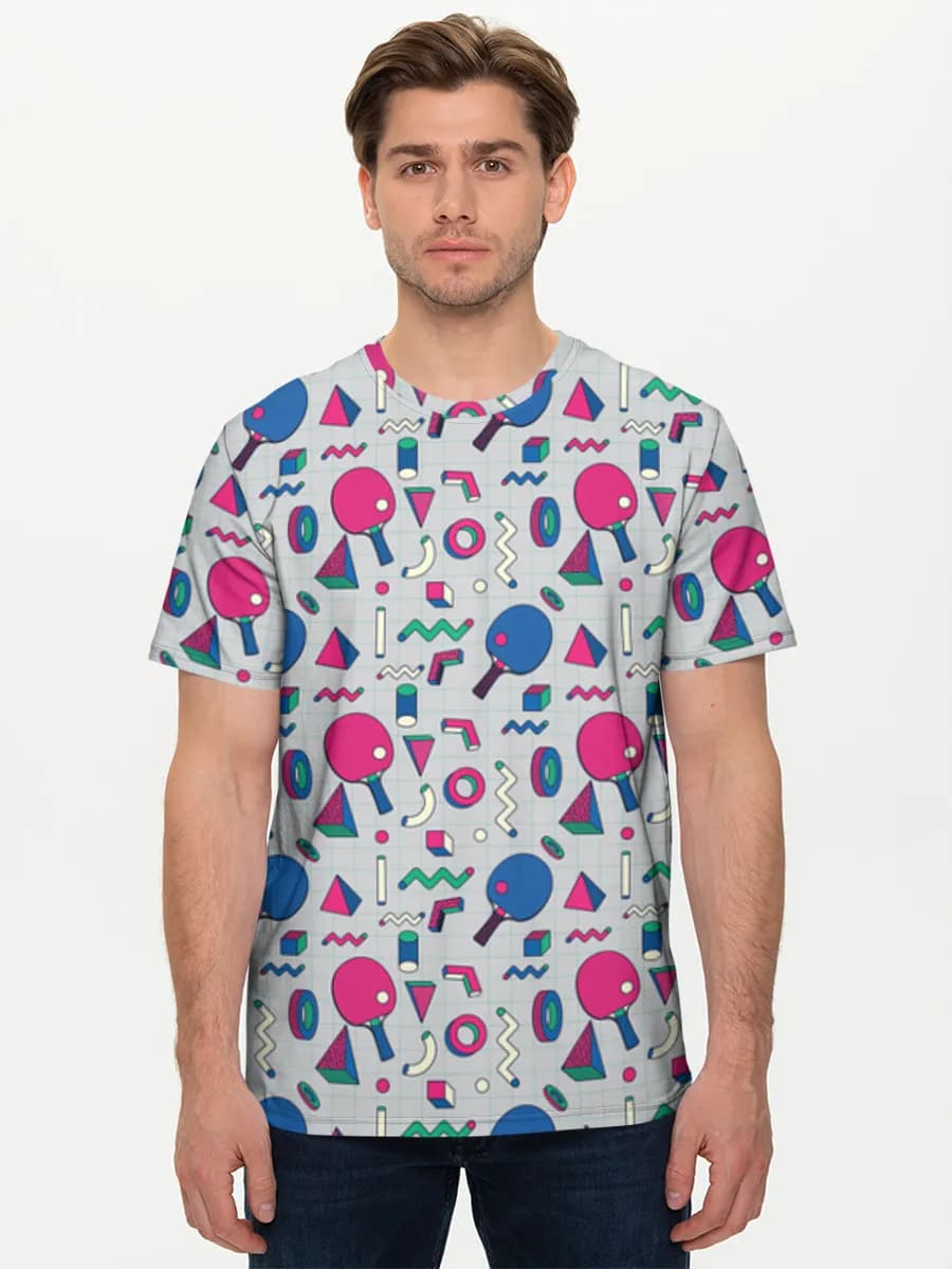 Men's basic cotton T-shirt