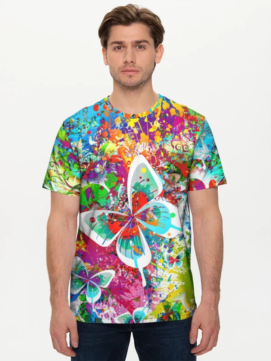 Men's basic cotton T-shirt