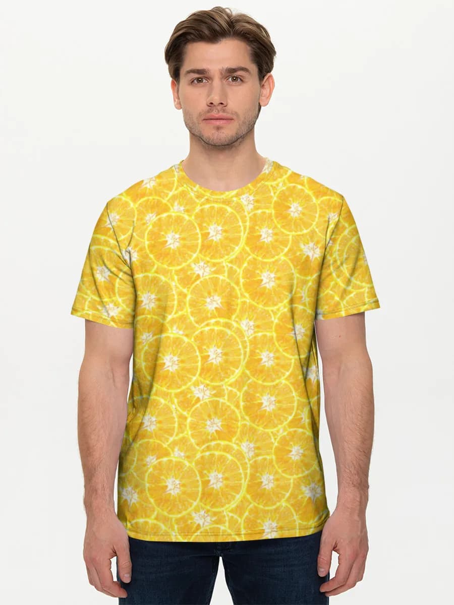 Men's basic cotton T-shirt