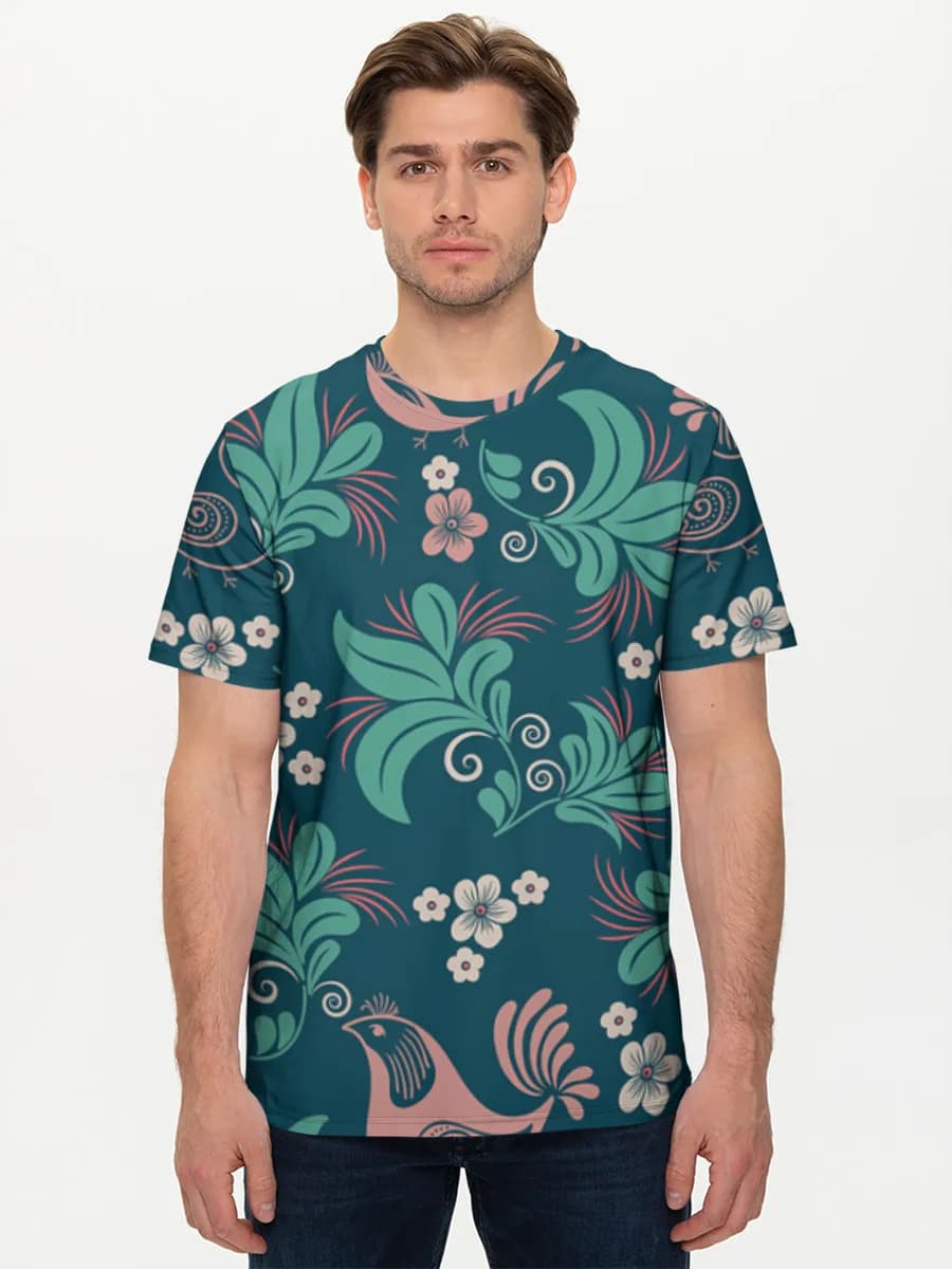 Men's basic cotton T-shirt