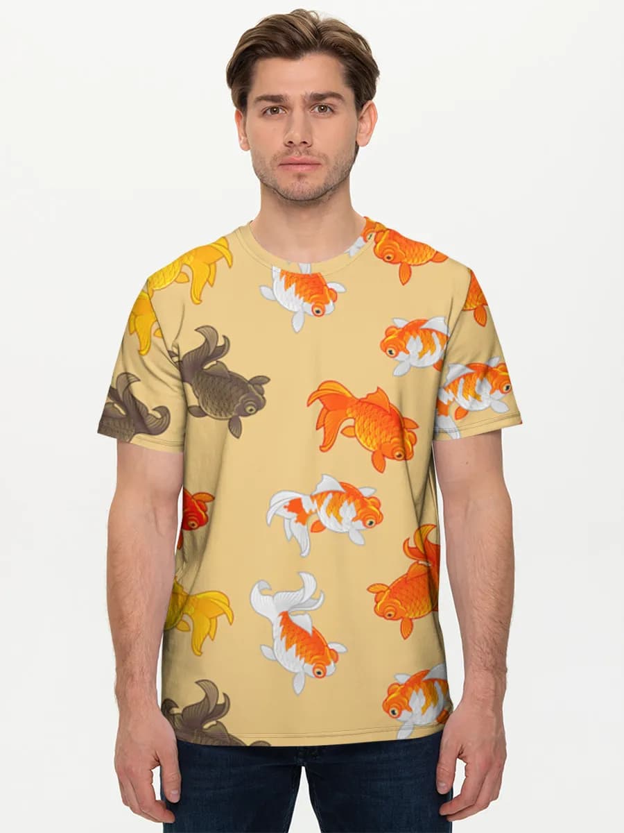 Colorful Koi Fish Swim