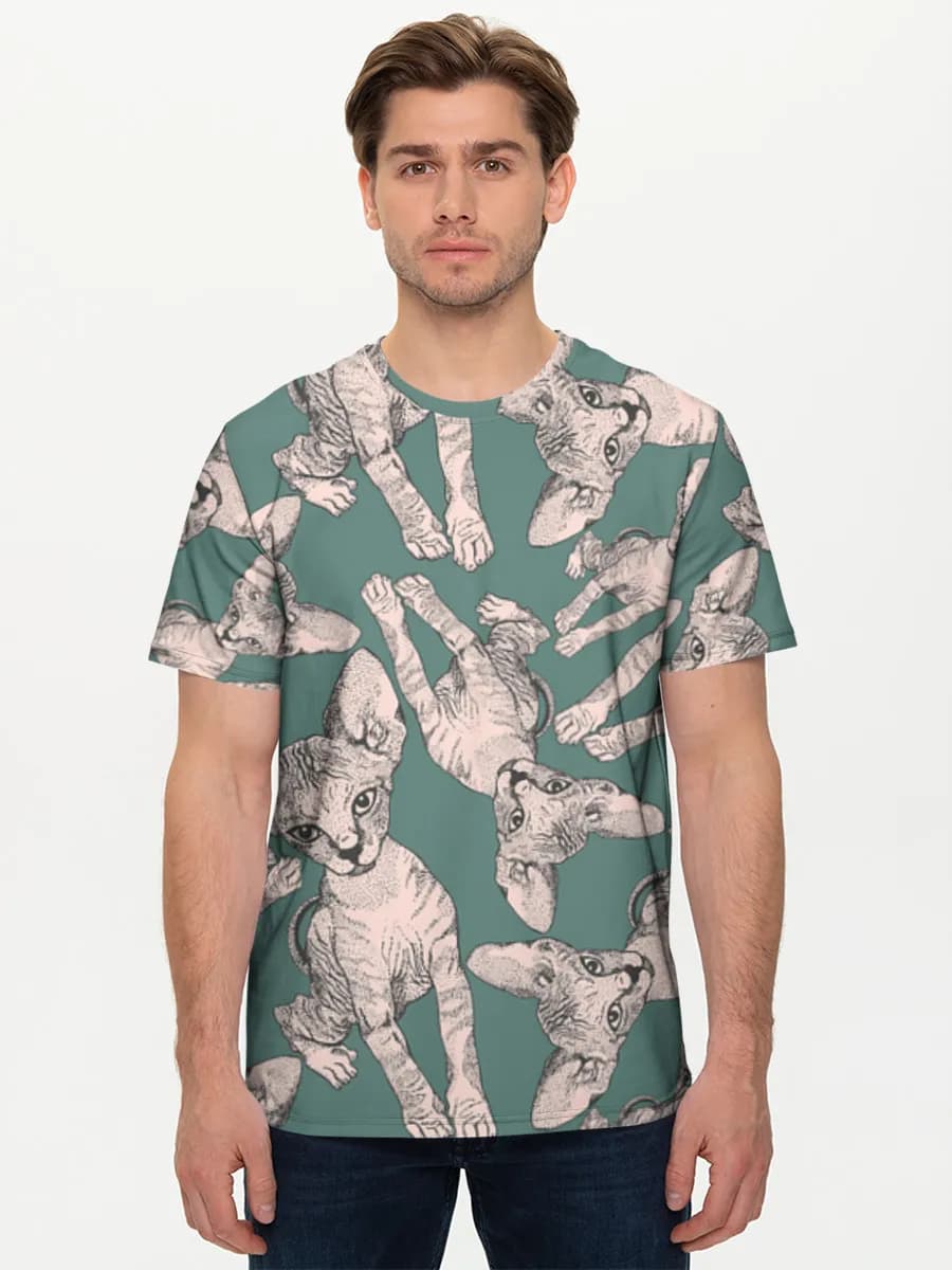 Men's basic cotton T-shirt