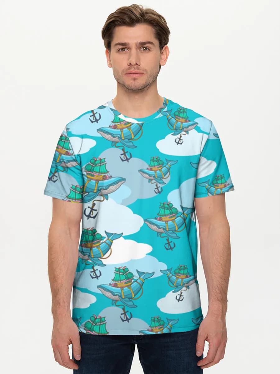 Men's basic cotton T-shirt