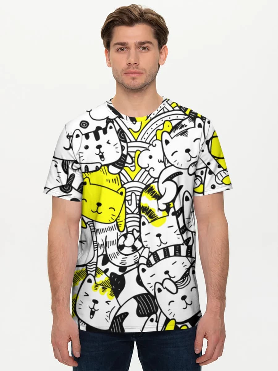 Men's basic cotton T-shirt