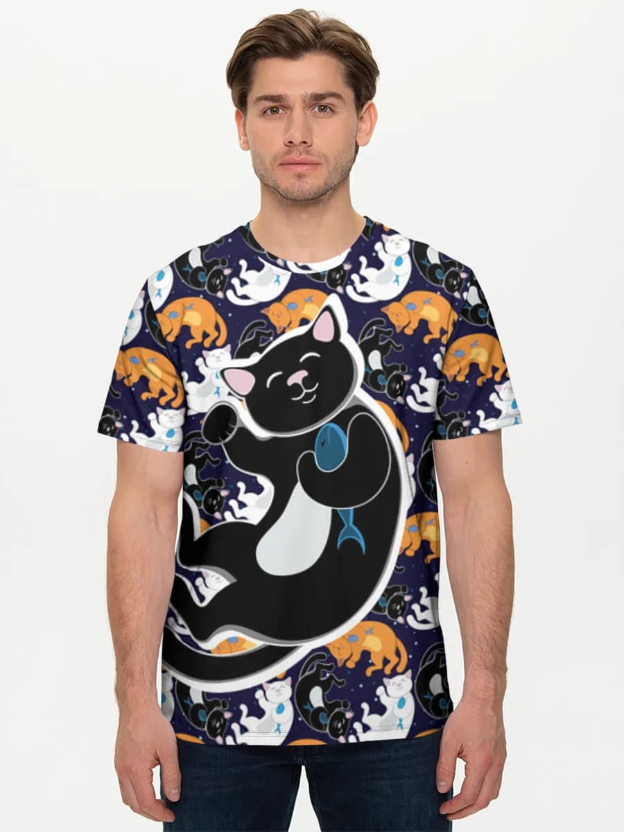 Men's basic cotton T-shirt