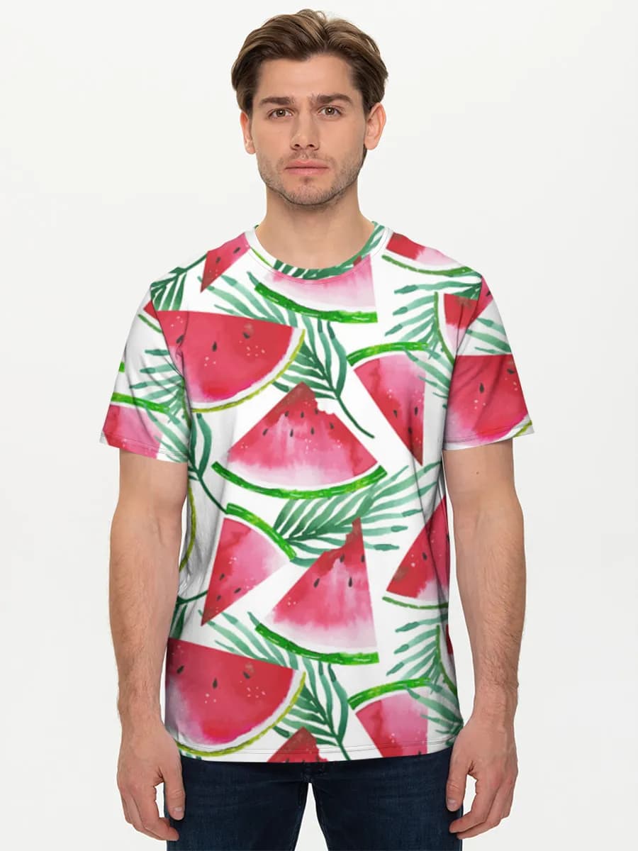 Men's basic cotton T-shirt