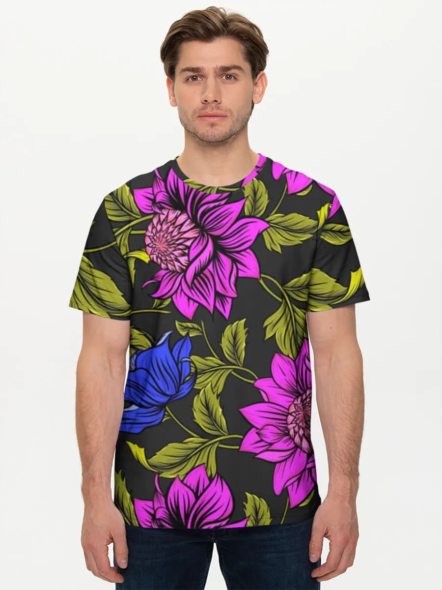 Men's basic cotton T-shirt